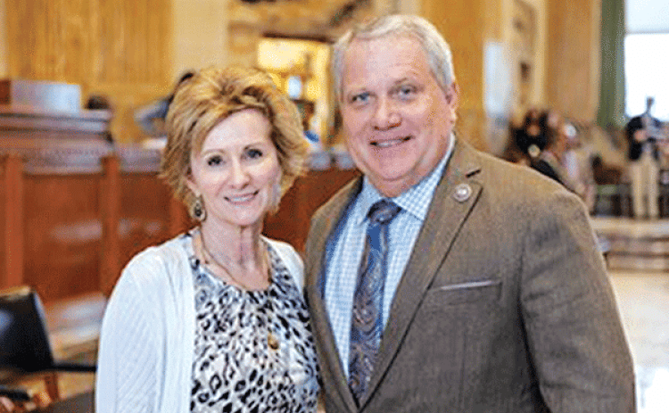 Reps. Rhonda Butler, R-Ville Platte, and Rep. Travis Johnson, D-Vidalia. (Submitted photo)