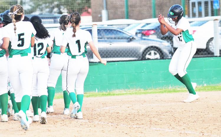 Gabby Mitchell hits program record eighth home run