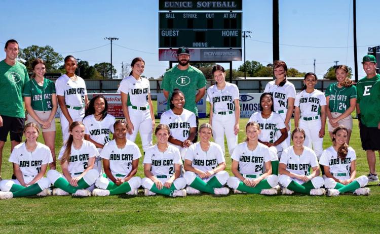 2022 Eunice High softball team