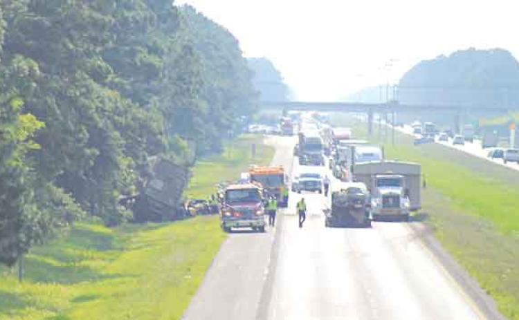 Interstate 10 fatal wreck.