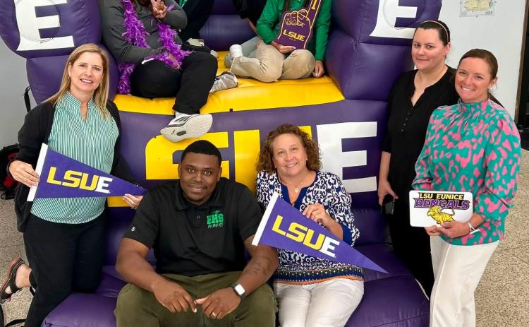 Eunice Highschool teachers representing at LSUE