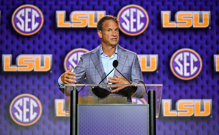 LSU Head Football Coach Lane Kiffin