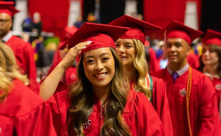 The University of Louisiana at Lafayette will hold Summer 2022 Commencement on Friday at the Cajundome. (Photo by University of Louisiana at Lafayette)
