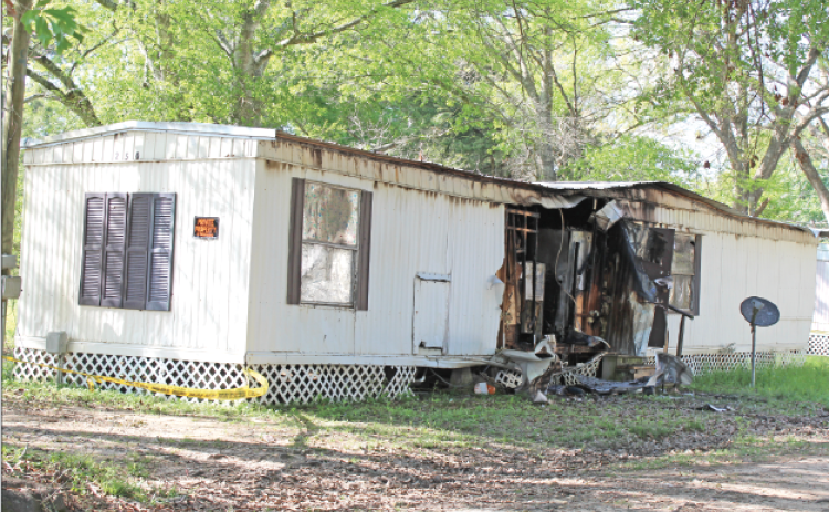 Eunice man Darrell Rigmaiden died in an early morning house fire on Saturday. At 1:35 a.m., the Eunice Fire Department responded along with St. Landry Fire District #6 to a reported working structure fire located at 250 Mill Street in Eunice. (Photo by Myra Miller)