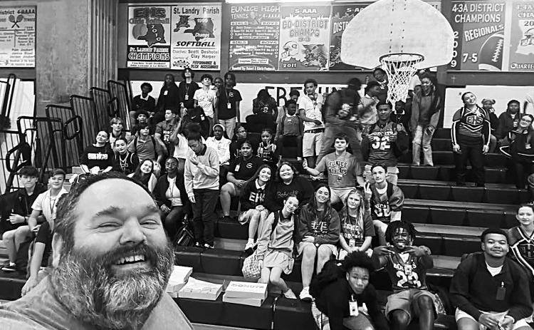 First baptist church of Eunice speaks at EHS