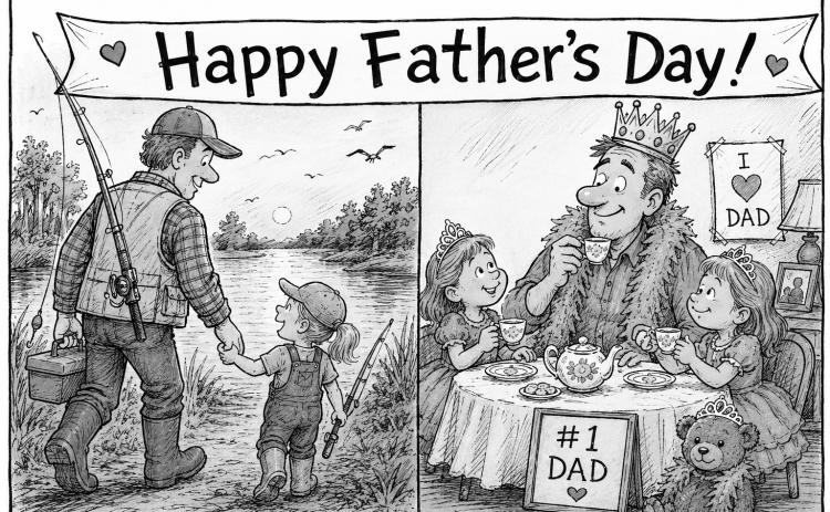 Father's Day cartoon