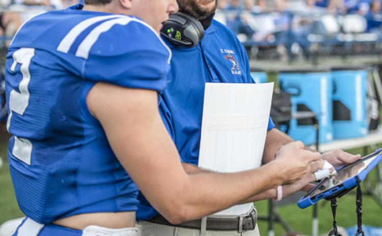 Cade LeBlanc talks with Luke Vidrine