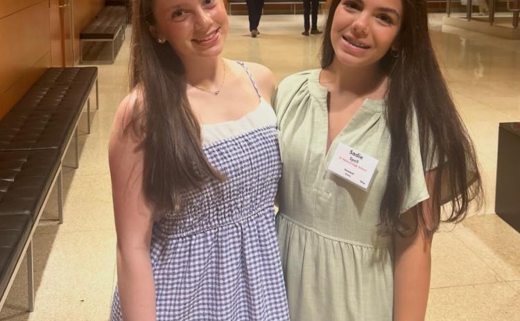 St. Edmund juniors Georgia Kate Wimberly and Sadie Spell