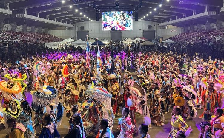 Powwow dance