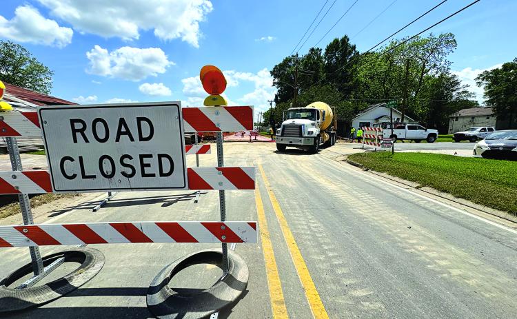 Road construction at the intersection of LA 13 and West Ash Avenue started last week, April 13, and looks to have gotten off to a strong start. Eunice Police Chief Kyle LeBouef said passing motorists just need to exercise a little more patience when passing through so that the project can be as quick and painless for the city as possible.  