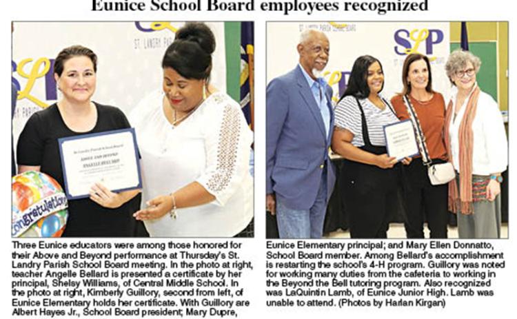 Employees recognized