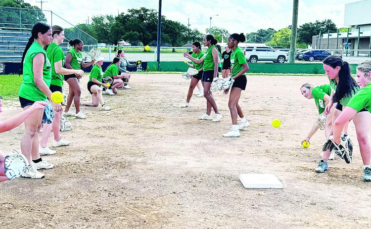 Less than a month after being named head softball coach at Eunice High School, Katharine Bertrand has already begun laying the foundation for what she hopes will become a championship-caliber program. Eunice High announced Bertrand’s hiring mid-May, and the former standout catcher has wasted little time getting to work. Serving as both a girls physical education teacher and the Lady Bobcats’ head softball coach next season, Bertrand’s team completed its first week of summer practices last week, and the coac