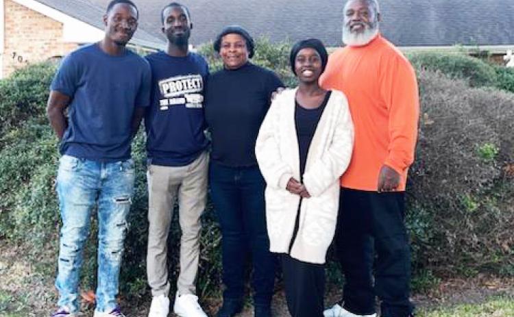 Isaiah Thomas, Malik Martin, Pamela Truitt Thomas, Amereia Thomas and Peter Thomas. (Submitted Photo)