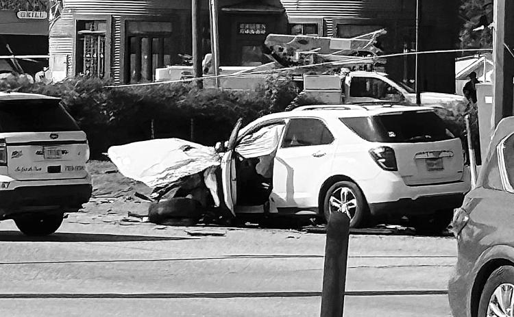 Car after collision