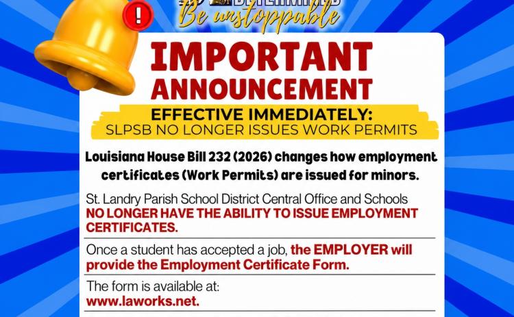 Work Permit Announcement
